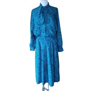 NWT 1980s Jenny Garcia Skirt Set‎